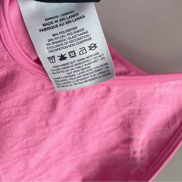 Nike Women's Pink Bodysuit Activewear Casual Stretch Yoga Pilates Gym Athleisure - Picture 10 of 10